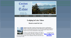 Desktop Screenshot of condosattahoe.com